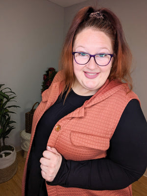 Quinn Quilted Long Line Vest (2colors)