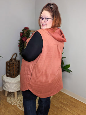 Quinn Quilted Long Line Vest (2colors)