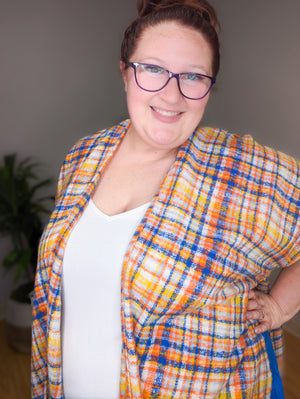 Tippy Tartan Plaid Kimono