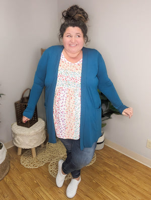 Rosie Rainbow Garden Flutter Top