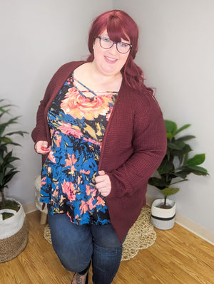 Bella Bold Floral Strappy Top (2 colors)