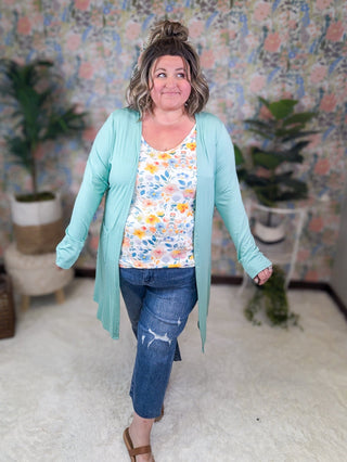 4- Overlayer Tops Tinley Luxe Lightweight Pocket Cardigan in Solids (8 Colors) plus size clothing