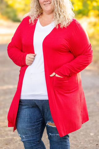 Tinley Luxe Tissue Weight Pocket Cardigan in Solids (11 colors)-4- Overlayer Tops-MICHELLE MAE-Styled by Stacked - A Plus Size Women's Boutique in Lakeville, MN