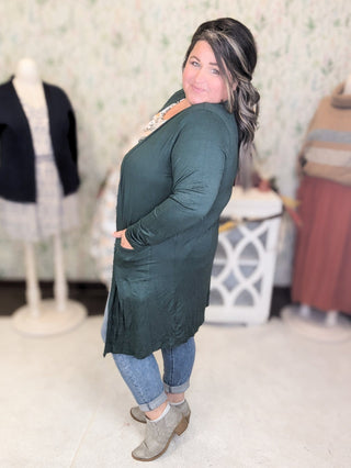 Tinley Luxe Tissue Weight Pocket Cardigan in Solids (11 colors)-4- Overlayer Tops-MICHELLE MAE-Styled by Stacked - A Plus Size Women's Boutique in Lakeville, MN