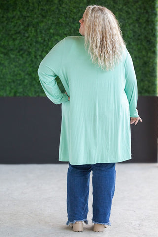 Tinley Luxe Tissue Weight Pocket Cardigan in Solids (11 colors)-4- Overlayer Tops-MICHELLE MAE-Styled by Stacked - A Plus Size Women's Boutique in Lakeville, MN