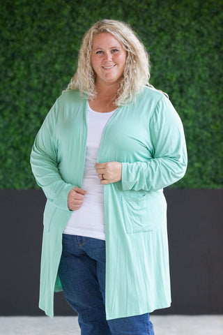 Tinley Luxe Tissue Weight Pocket Cardigan in Solids (11 colors)-4- Overlayer Tops-MICHELLE MAE-Styled by Stacked - A Plus Size Women's Boutique in Lakeville, MN