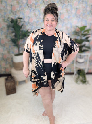 ***Zuma High Neck Black 2 Piece Swimsuit-SWIMWEAR-WHITE BIRCH-Styled by Stacked - A Plus Size Women's Boutique in Lakeville, MN