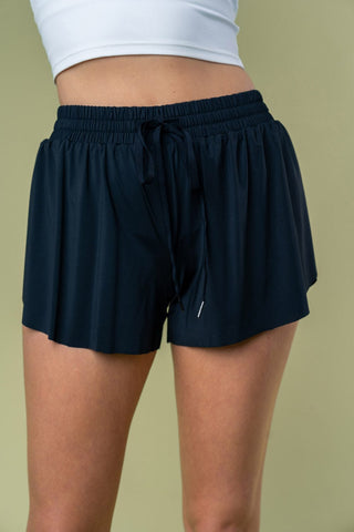 10- Bottoms Non-Denim Trista Layered Athletic Shorts plus size clothing