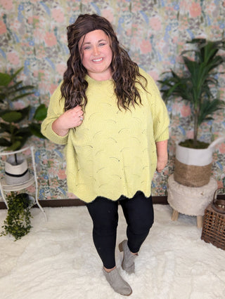 Twila Ribbed Legging Pants w/Booty Lifting Seams-10- Bottoms Non-Denim-WHITE BIRCH-Styled by Stacked - A Plus Size Women's Boutique in Lakeville, MN