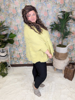 Twila Ribbed Legging Pants w/Booty Lifting Seams-10- Bottoms Non-Denim-WHITE BIRCH-Styled by Stacked - A Plus Size Women's Boutique in Lakeville, MN