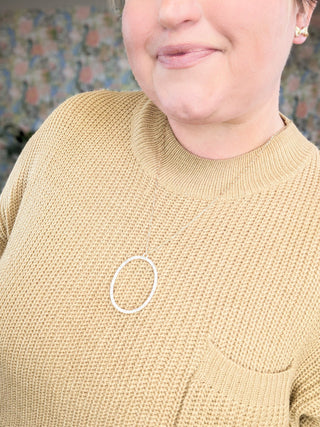 Violetta Relaxed Sweater w/Pocket in Toffee-2- Long Sleeve Tops-HAPTICS-Styled by Stacked - A Plus Size Women's Boutique in Lakeville, MN