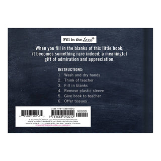 ***Why You're the Best Teacher Ever Fill in Book-12- Accessories & Gifts-Knock Knock-Styled by Stacked - A Plus Size Women's Boutique in Lakeville, MN