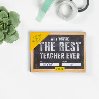 ***Why You're the Best Teacher Ever Fill in Book-12- Accessories & Gifts-Knock Knock-Styled by Stacked - A Plus Size Women's Boutique in Lakeville, MN