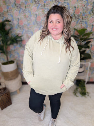 You Are Always Loved Mineral Sage Hoodie-6- Graphic Tops-SEW IN LOVE-Styled by Stacked - A Plus Size Women's Boutique in Lakeville, MN