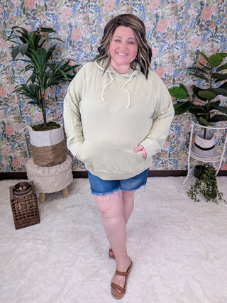 You Are Always Loved Mineral Sage Hoodie-6- Graphic Tops-SEW IN LOVE-Styled by Stacked - A Plus Size Women's Boutique in Lakeville, MN