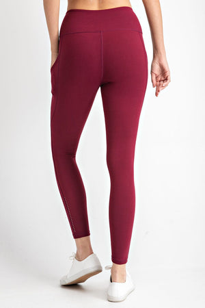 High Waist Plus Size Pocket Leggings + Reflector Dots leggings rae mode 