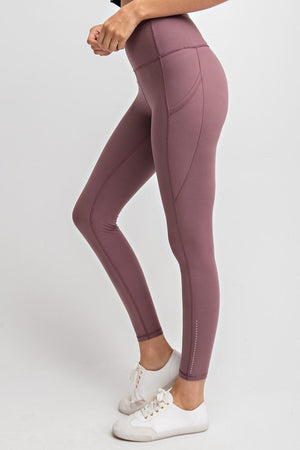 High Waist Plus Size Pocket Leggings + Reflector Dots leggings rae mode 