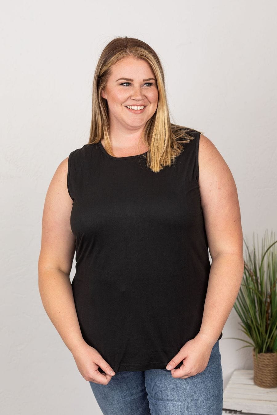 BRUSHED + BREEZY SOLID TANKS tank MICHELLE MAE 