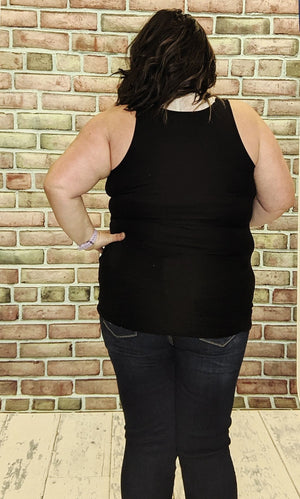 Wide Strap Long Tank long tanks Stacked Consignment 