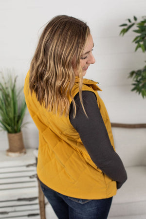 REMY QUILTED VEST- MANY COLORS! vests Stacked - A Plus Size Boutique 