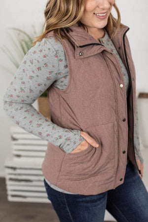 REMY QUILTED VEST- MANY COLORS! vests Stacked - A Plus Size Boutique 