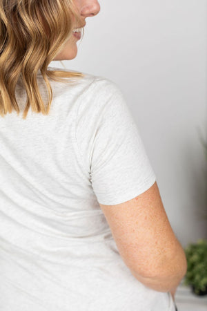 PERFECT VNECK SOLID TEES SHORT SLEEVE TOPS Michelle Mae 