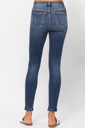 Judy Blue Classic Dark Wash High Rise Skinny Jean jeans Judy Blue 
