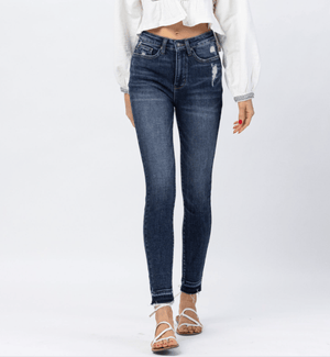 Judy Blue Tummy Control Released Hem Skinny