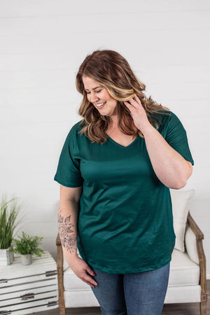 BRUSHED + BREEZY RELAXED TEE (SOLIDS) SHORT SLEEVE TOPS Michelle Mae 