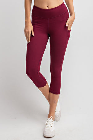 Boutique Butter CAPRI leggings w/POCKETS leggings rae mode 