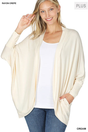 Rhythm And Blues Cocoon Pocket Cardigan CARDIGAN zenana 
