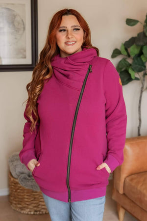 PHC- Solid Heavyweight Asymmetrical Zip Cowl (5Colors) premium hoodie Michelle Mae 