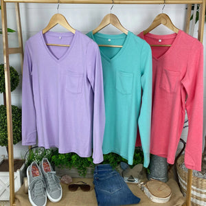 Premium Long Sleeve Layering Tee Michelle Mae 
