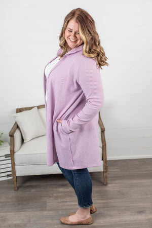 Everyday Wear Hooded Waffle Cardigan CARDIGANS Michelle Mae 