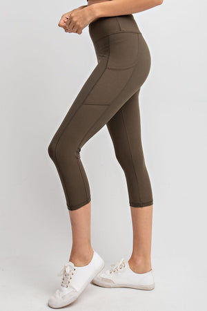 Boutique Butter CAPRI leggings w/POCKETS leggings rae mode 