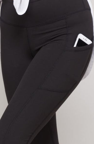 High Waist Plus Size Pocket Leggings (more colors!) leggings Stacked - Fashion for Curves 