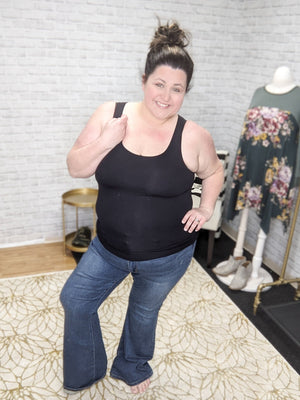 Wide Strap Long Tank long tanks dynamic fashion 