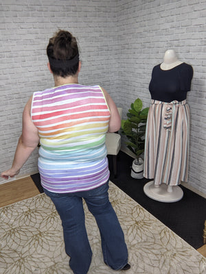 Soft + Sunny Rainbow Tank tank Michelle Mae 