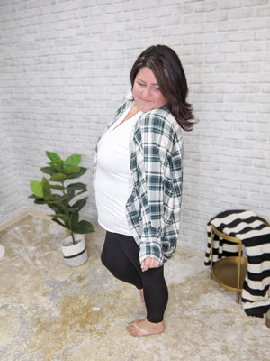PLAID STRETCH COCOON CARDIGAN (3 colors) CARDIGAN Michelle Mae 