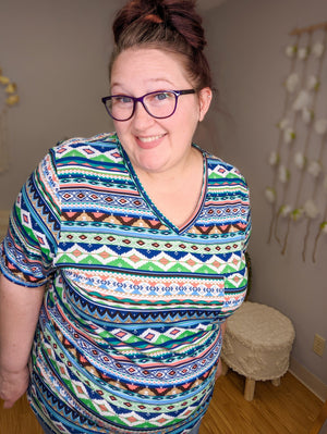POCKETFUL OF PERFECT- PRINTS SHORT SLEEVE TOPS Michelle Mae 
