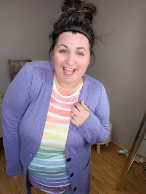 Soft + Sunny Rainbow Tank tank Michelle Mae 