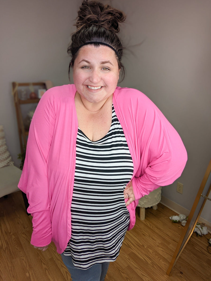 Solid Brushed Cocoon Cardigans (many colors!)