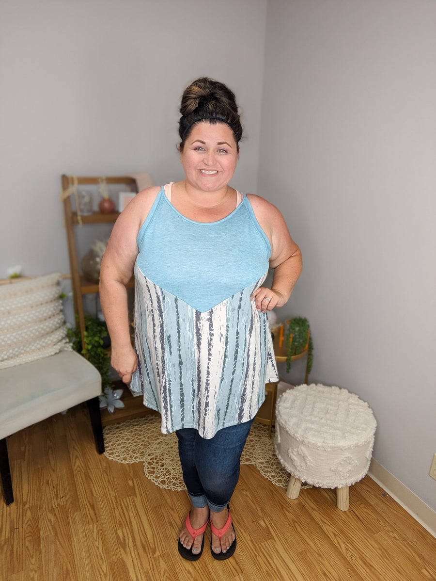 Splash of Tiedye Tank tanks voll 