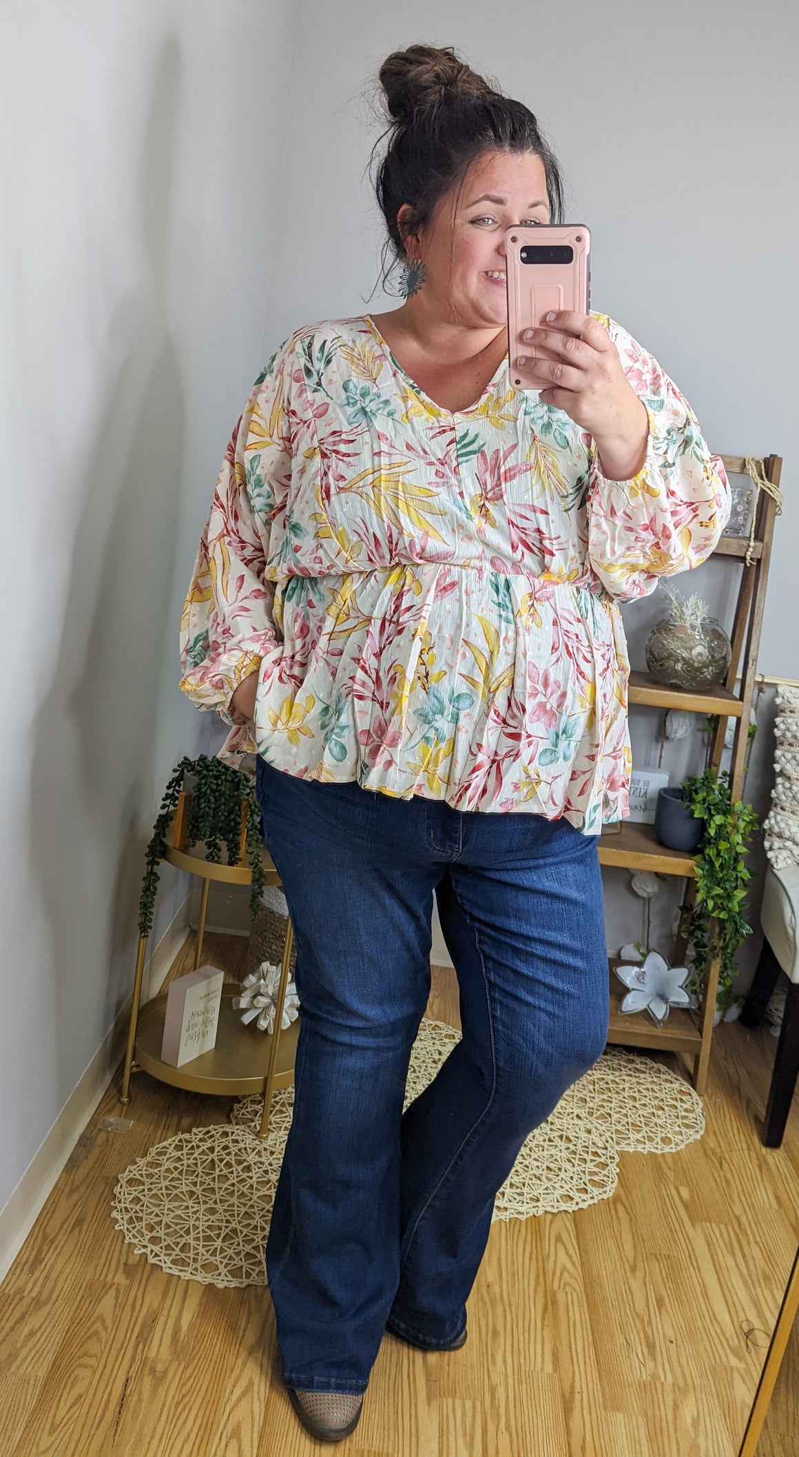 JUDY BLUE MID-WASH FIT AND FLARE Jeans Judy Blue 