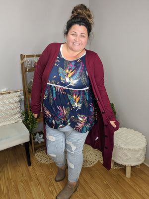 She's So Classic Solid Duster (more colors!) CARDIGANS Michelle Mae 
