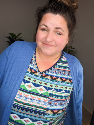 POCKETFUL OF PERFECT- PRINTS SHORT SLEEVE TOPS Michelle Mae 