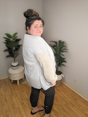 Split Feelings Cardigan CARDIGAN eg fashion 