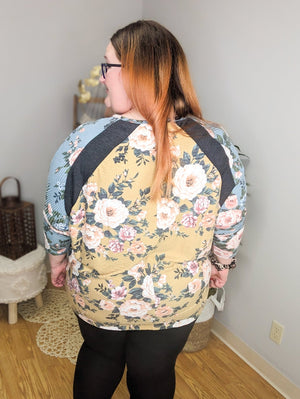 Block Party Floral Dolman Top Tops BE STAGE 