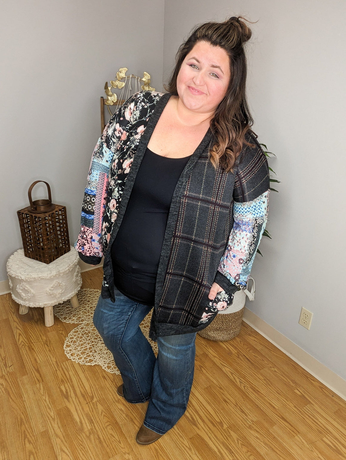 Mixed Feelings Open Cardigan CARDIGANS eg fashion 
