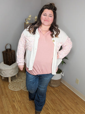 Hoping For It Hooded Top Tops WHITE BIRCH 